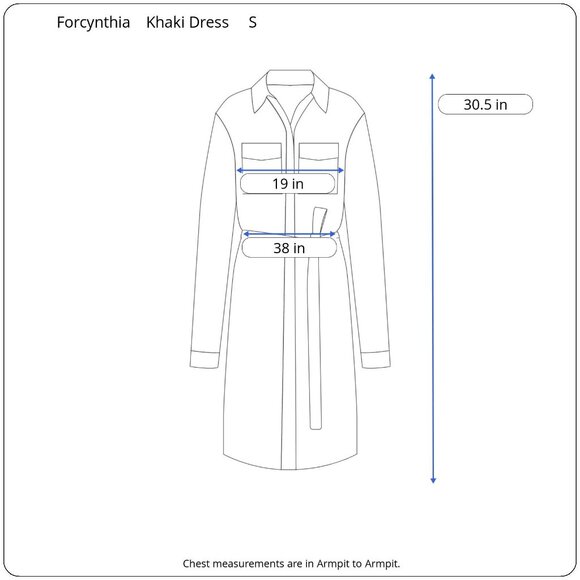 Olive Green Long-Sleeve Tunic Boho Pocket Trim V-Neck Lightweight Comfy Sz S - Picture 2 of 11